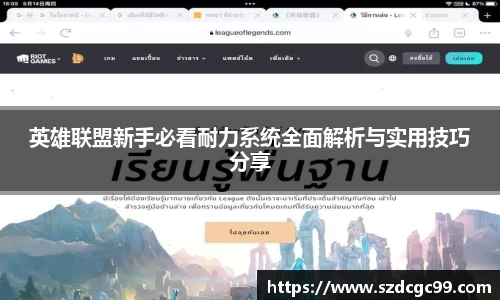 英雄联盟新手必看耐力系统全面解析与实用技巧分享